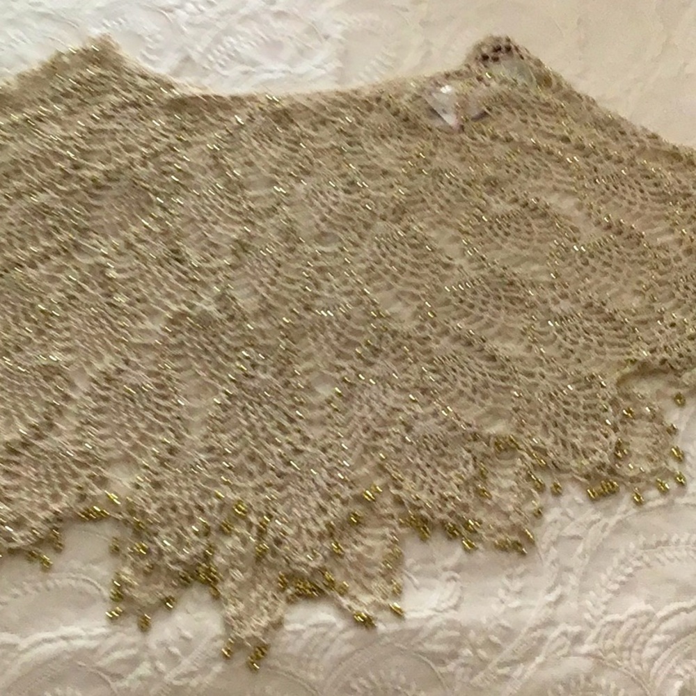 Lace poncho